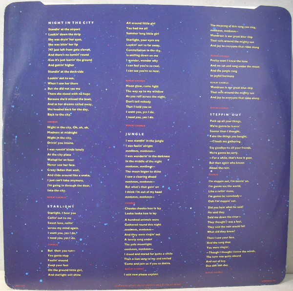 Electric Light Orchestra  Out Of The Blue : LP Inside2  uk